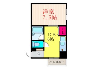 グレ－スコ－ト堀川の物件間取画像